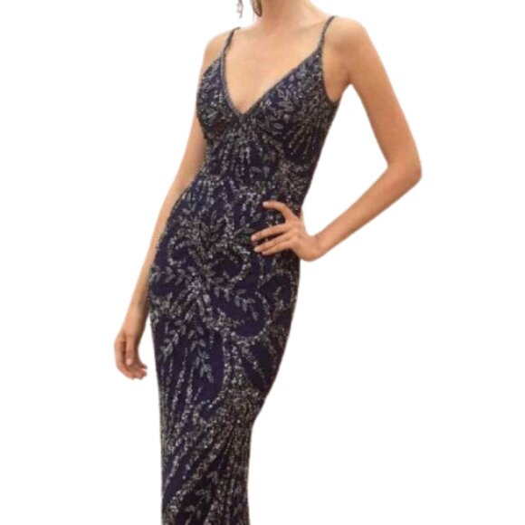 Primavera Couture Dresses & Skirts - NWT Primavera Couture 3793 Spaghetti Strap Beaded Prom Dress Midnight Size 20